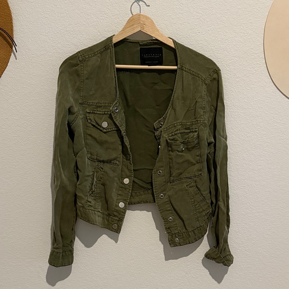 Sanctuary Khaki Utility Jacket